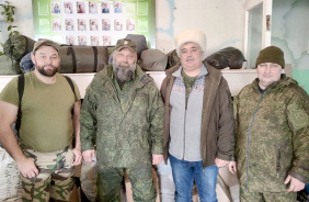 Депутат Законодательного Собрания Владимир Бекишев и гуманитарный груз добрались до Ясиноватой