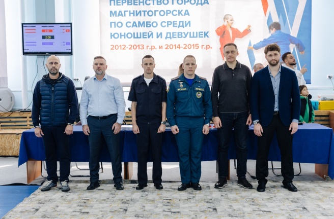 Вячеслав Евстигнеев принял участие в открытии турнира по самбо в Магнитогорске