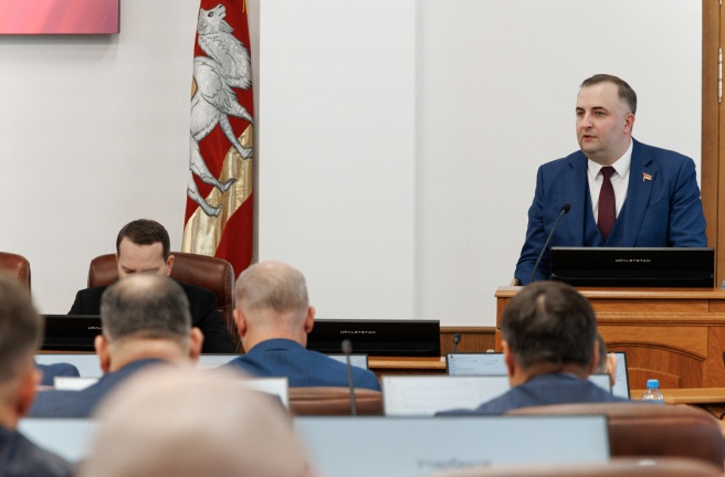 Председатель Законодательного Собрания области Олег Гербер об итогах 70-го заседания