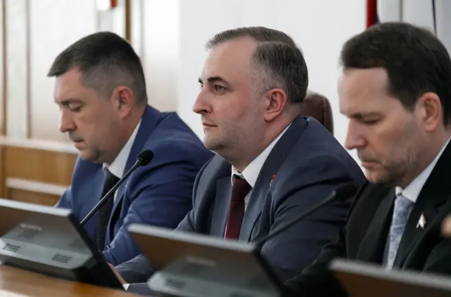 Председатель Законодательного Собрания Олег Гербер подвел итоги 66-го заседания областного парламента