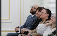 Вручение благодарностей оргкомитету и волонтерам турнира "Мы верим в каждого!"