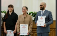 Вручение благодарностей оргкомитету и волонтерам турнира "Мы верим в каждого!"