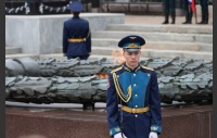 Церемония возложения венков и цветов к Вечному Огню ко Дню памяти и скорби