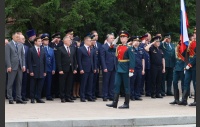 Церемония возложения венков и цветов к Вечному Огню ко Дню памяти и скорби