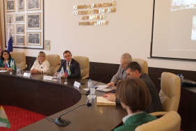 Александр Лазарев встретился со студентами Южно-Уральского  государственного аграрного университета