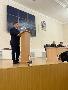 Евгений Субачев поздравил сотрудников отдела МВД Миасса с профессиональным праздником