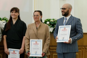 Вручение благодарностей оргкомитету и волонтерам турнира "Мы верим в каждого!"
